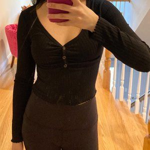 NWOT Forever21 Black Long Sleeve Small